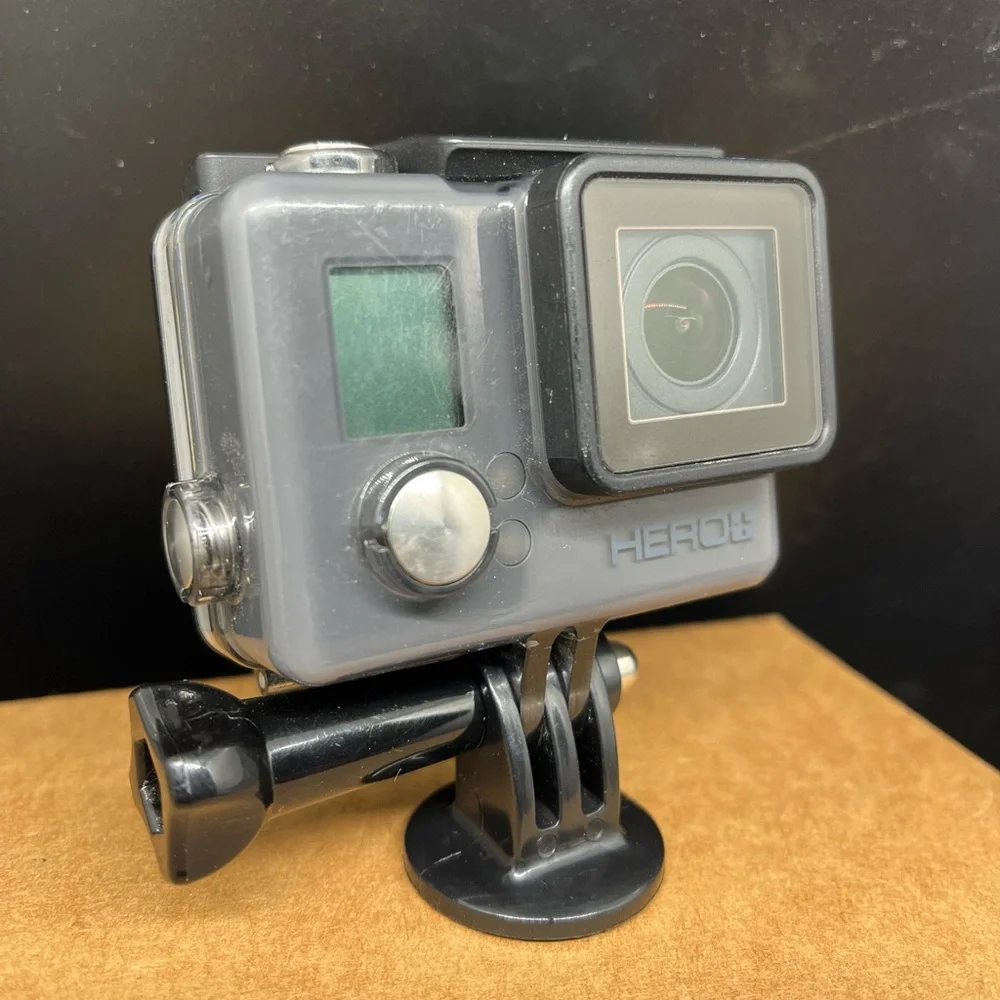 GoPro Hero + LCD Camera In Gray & Accessory Kit Mounting Gear